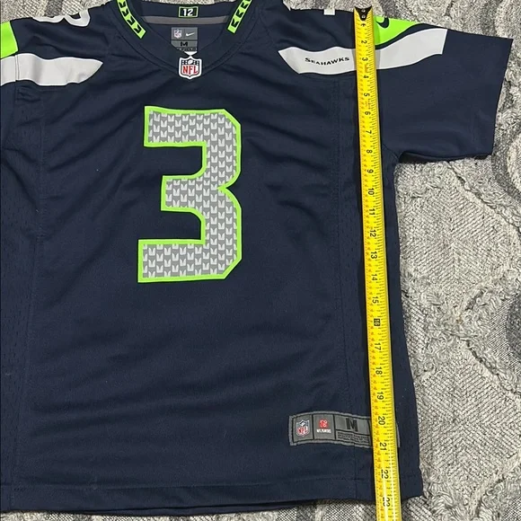 Nike Blue and Green Seahawks Jersey - Picture 4 of 6